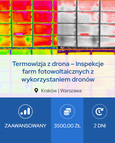 Termowizja Inspekcja farm fotowoltaicznych szkolenie