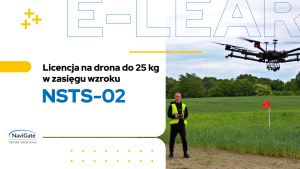 NSTS-02 | Europejska licencja pilota drona do 25 kg (BVLOS)